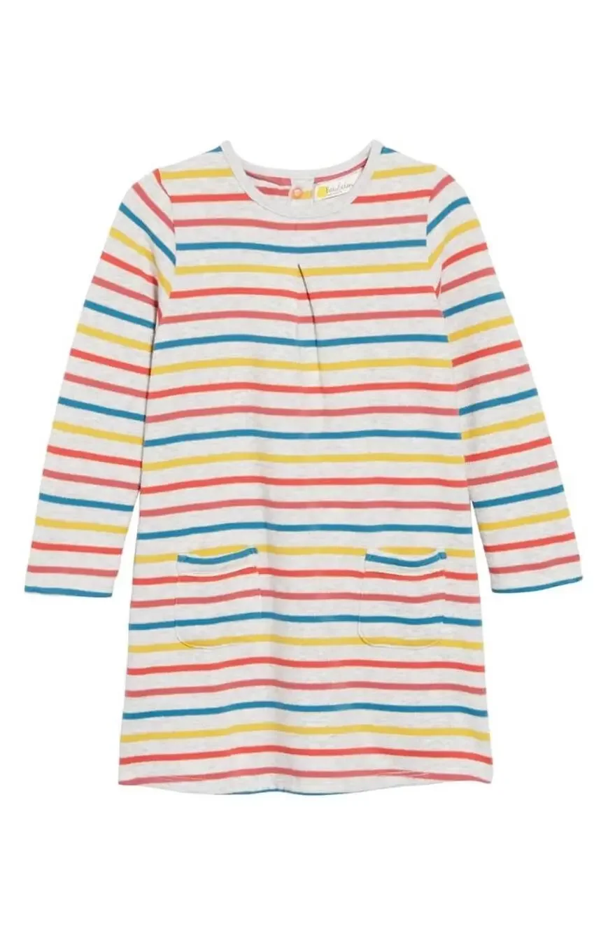 Baby Boden Striped Dress - Warm Cotton Blend (6-12 Months)
